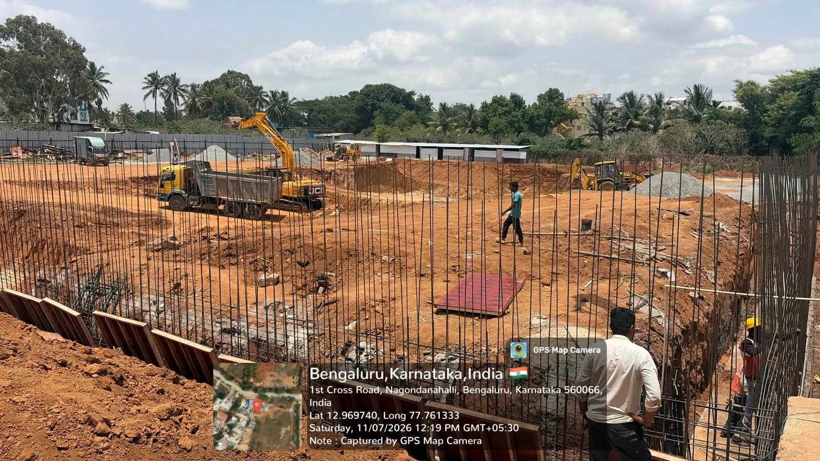 Zenith Heights: Site photo filed with Karnataka RERA