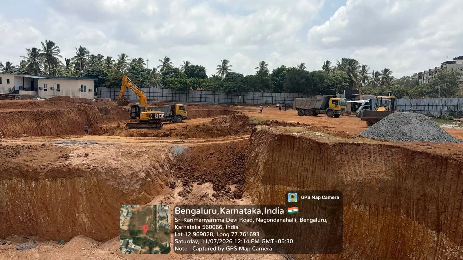 Zenith Heights: Site photo filed with Karnataka RERA