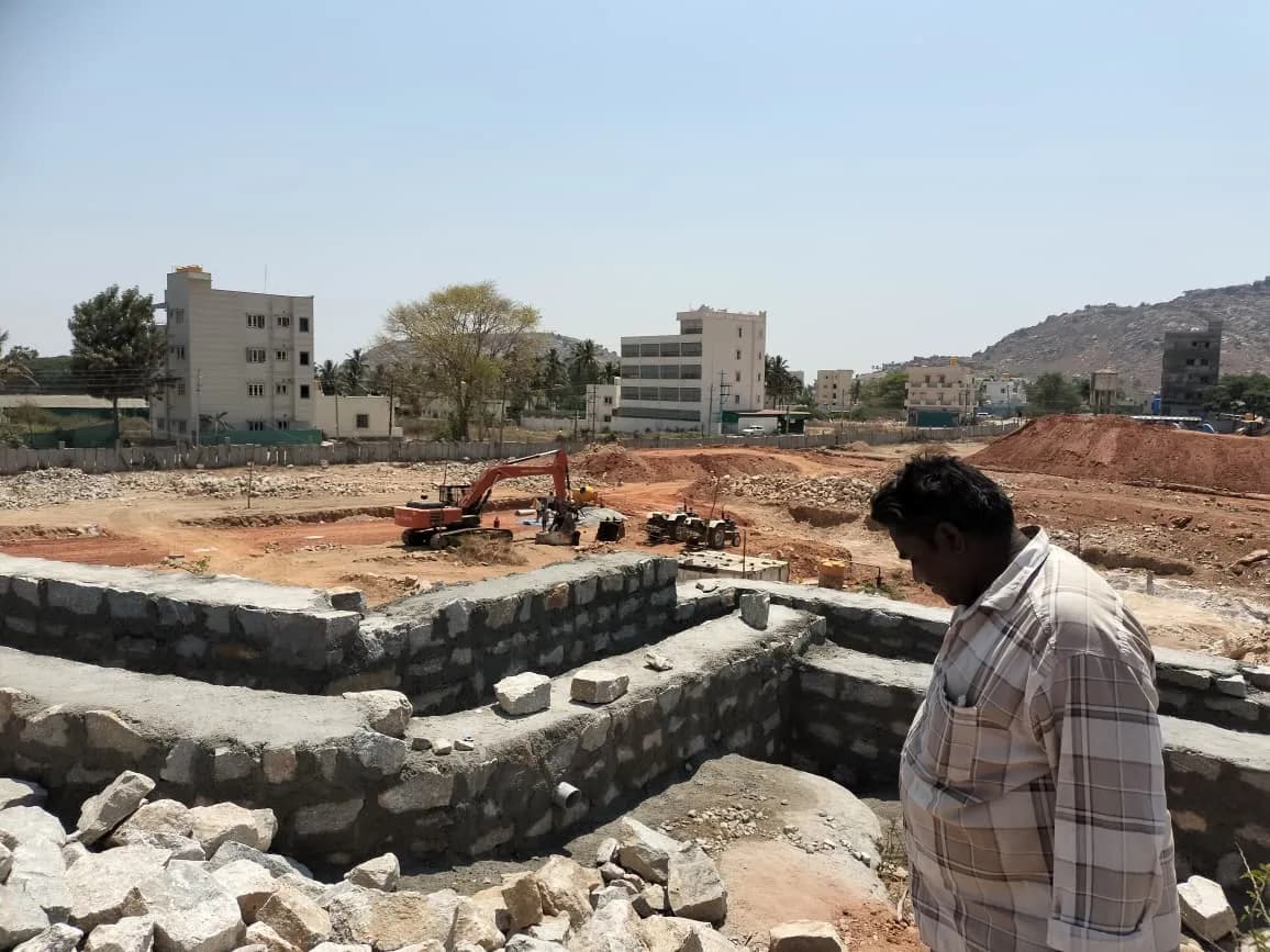 Devan Hills: Site photo filed with Karnataka RERA