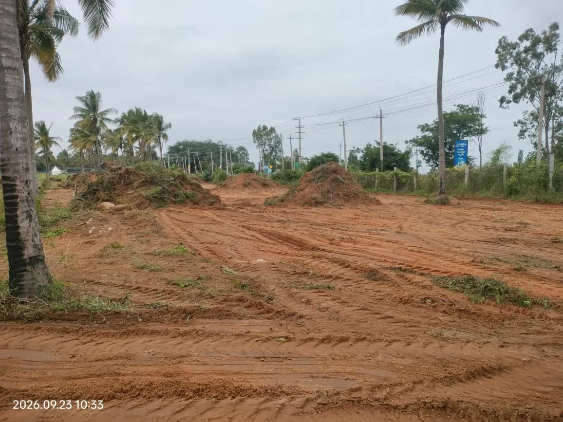 Assetz City of Palms: Site photo filed with Karnataka RERA