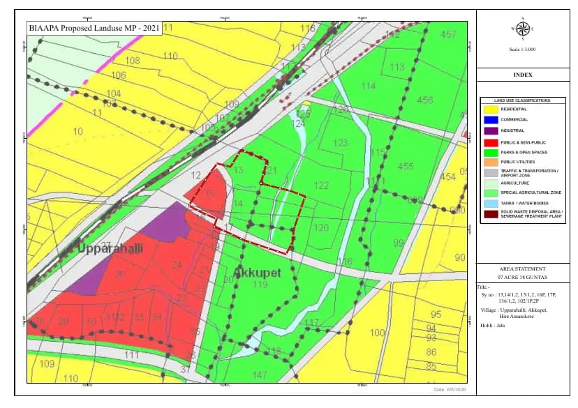 Riviera Sky: CDP Map Demarcation.pdf (filed with Karnataka RERA)
