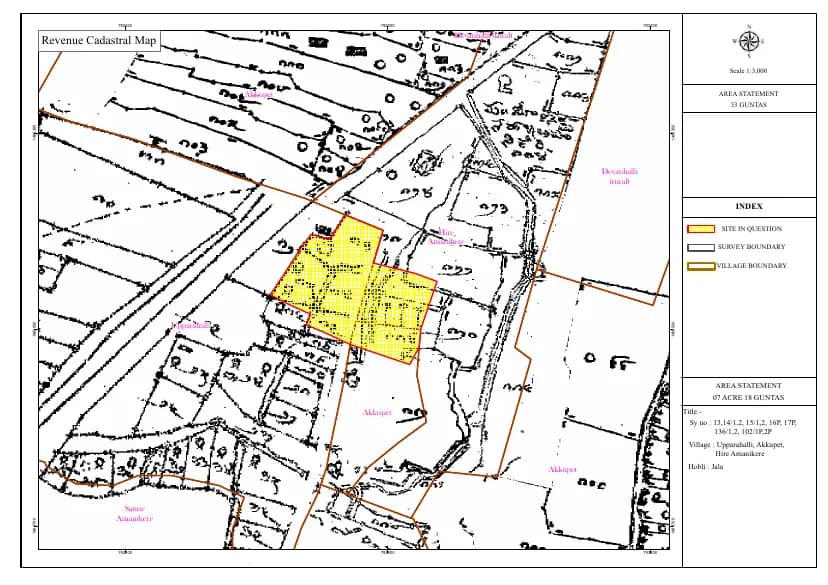 Riviera Sky: Village Map Demarcation.pdf (filed with Karnataka RERA)