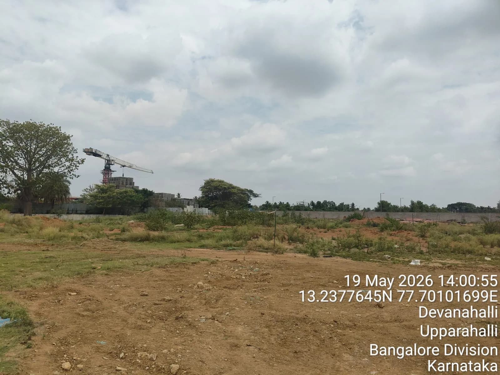 Riviera Sky: Site photo filed with Karnataka RERA