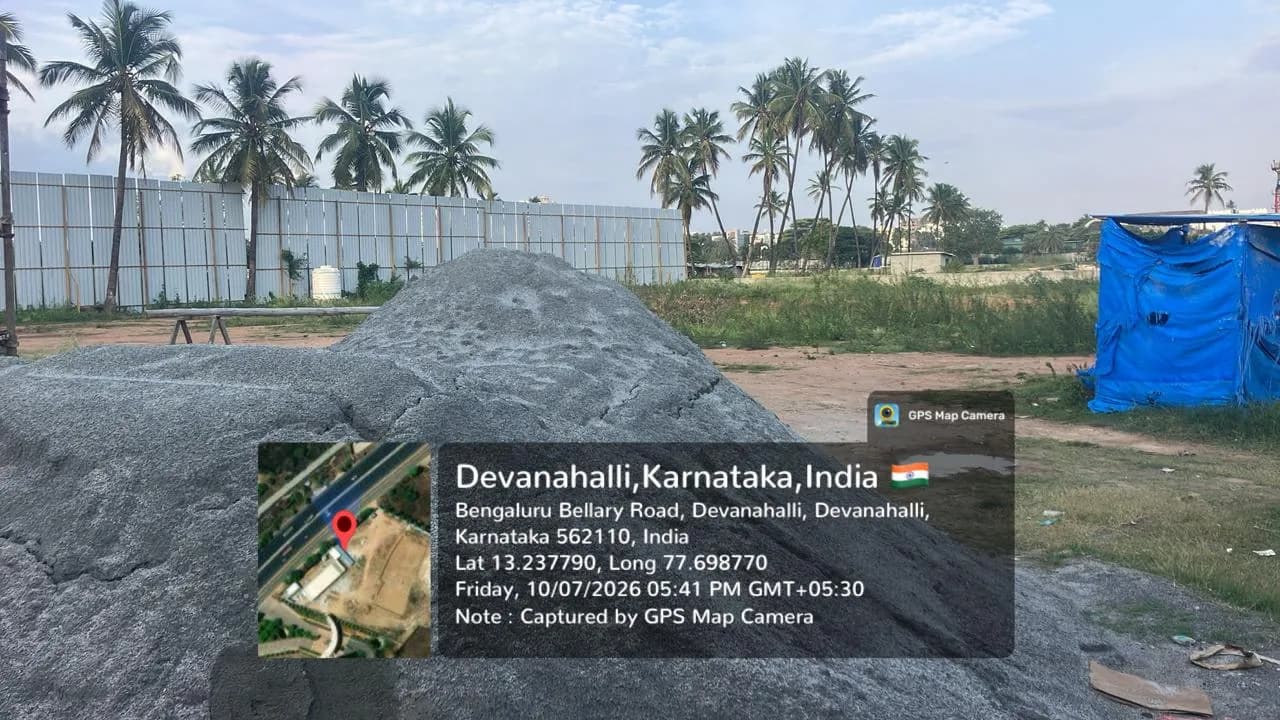 Aarohana Adira: Site photo filed with Karnataka RERA