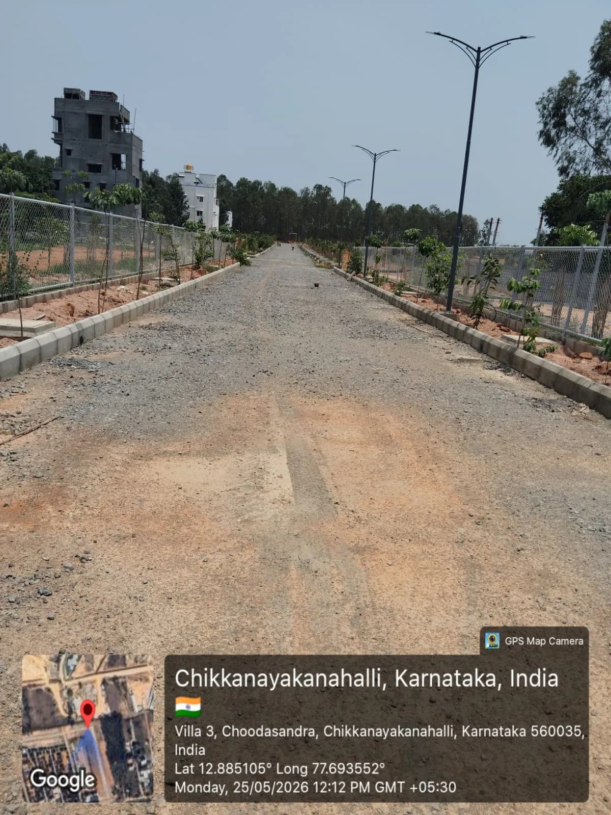 Astro City Boulevards: Site photo filed with Karnataka RERA