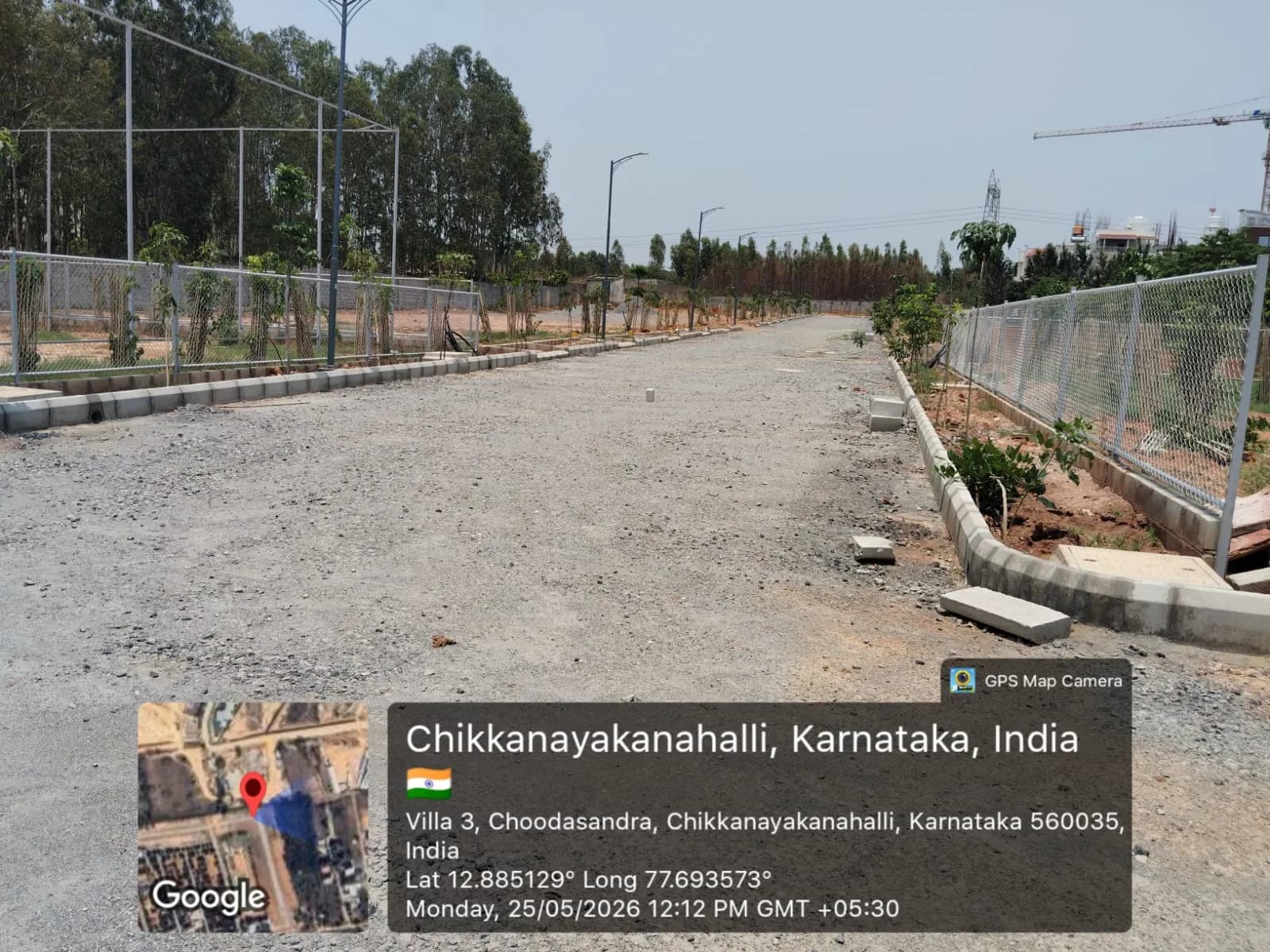 Astro City Boulevards: Site photo filed with Karnataka RERA