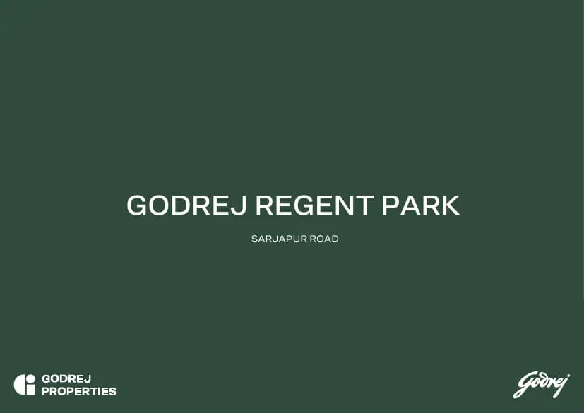 Godrej Regent Park: Brochure, page 1 (filed with Karnataka RERA)