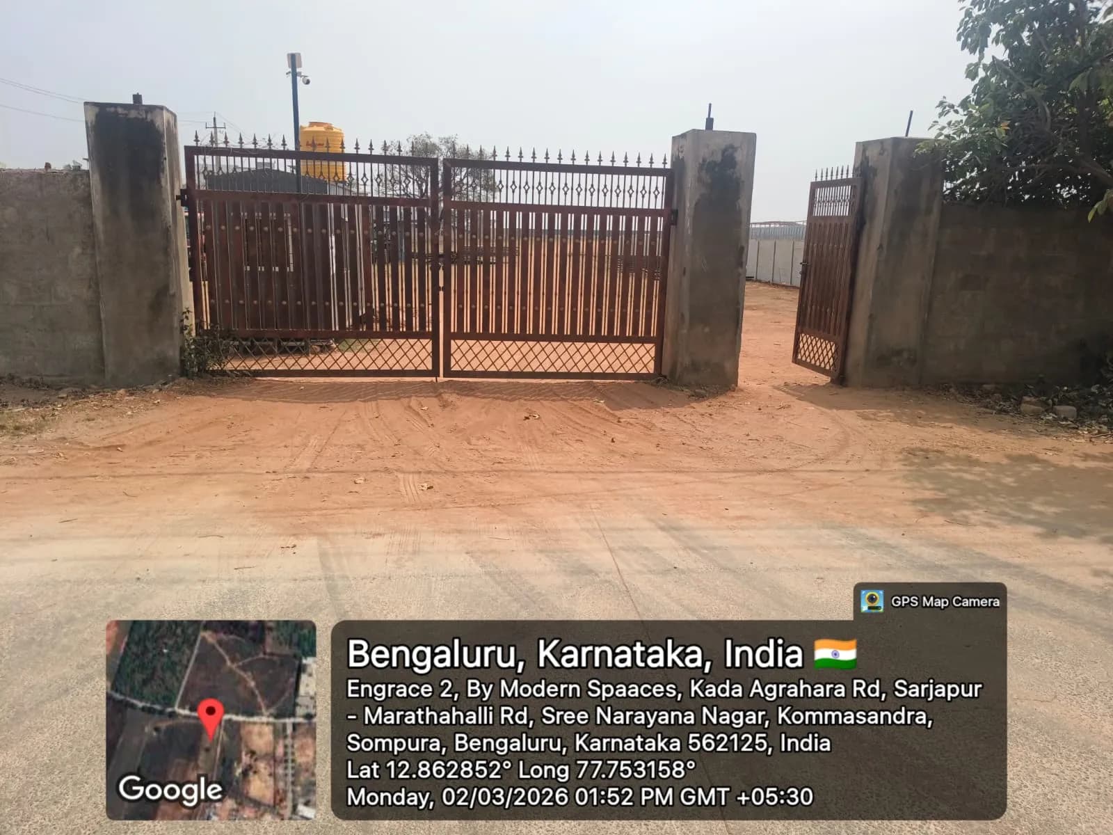 Godrej Regent Park: Site photo filed with Karnataka RERA