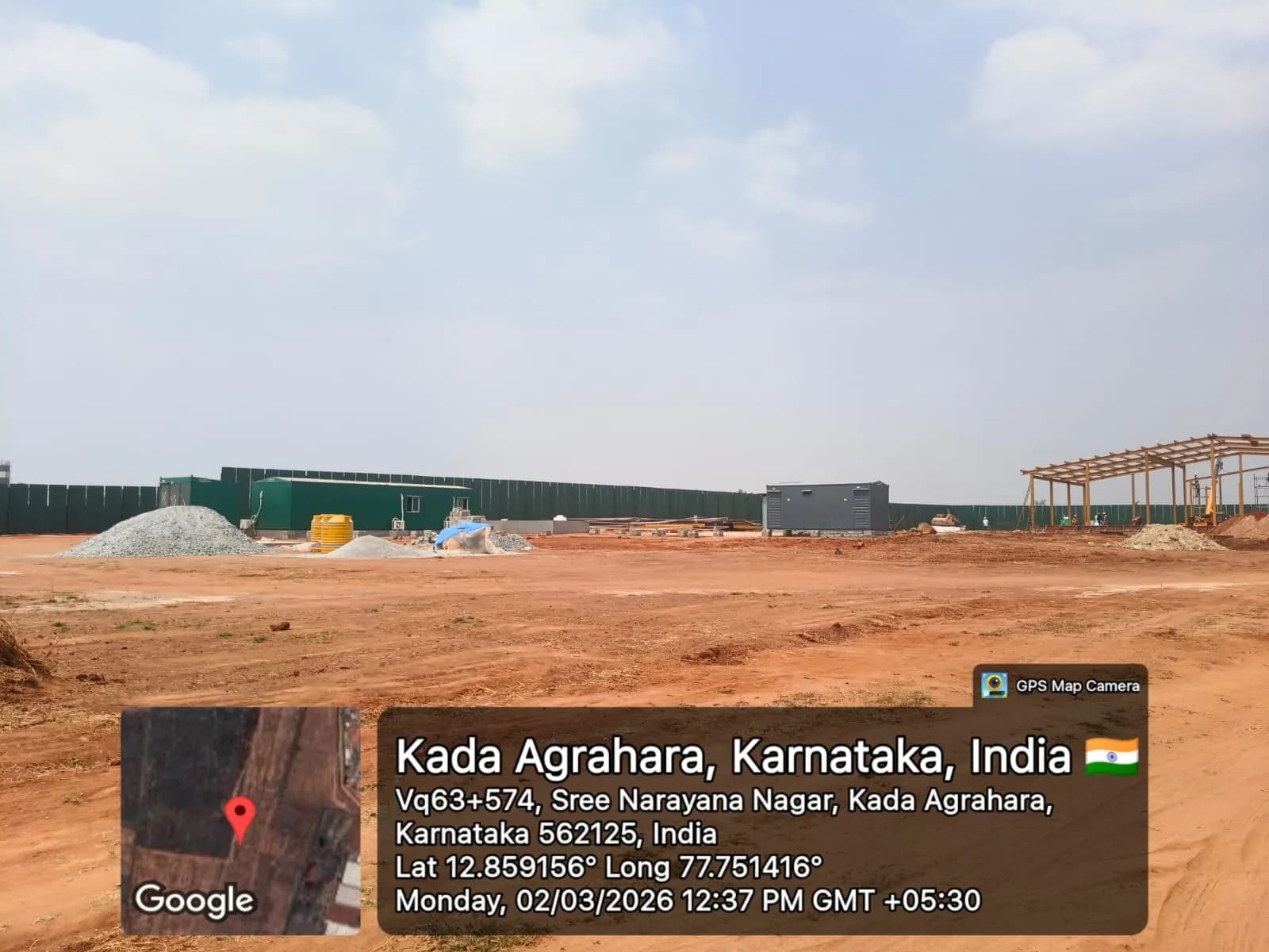 Godrej Regent Park: Site photo filed with Karnataka RERA