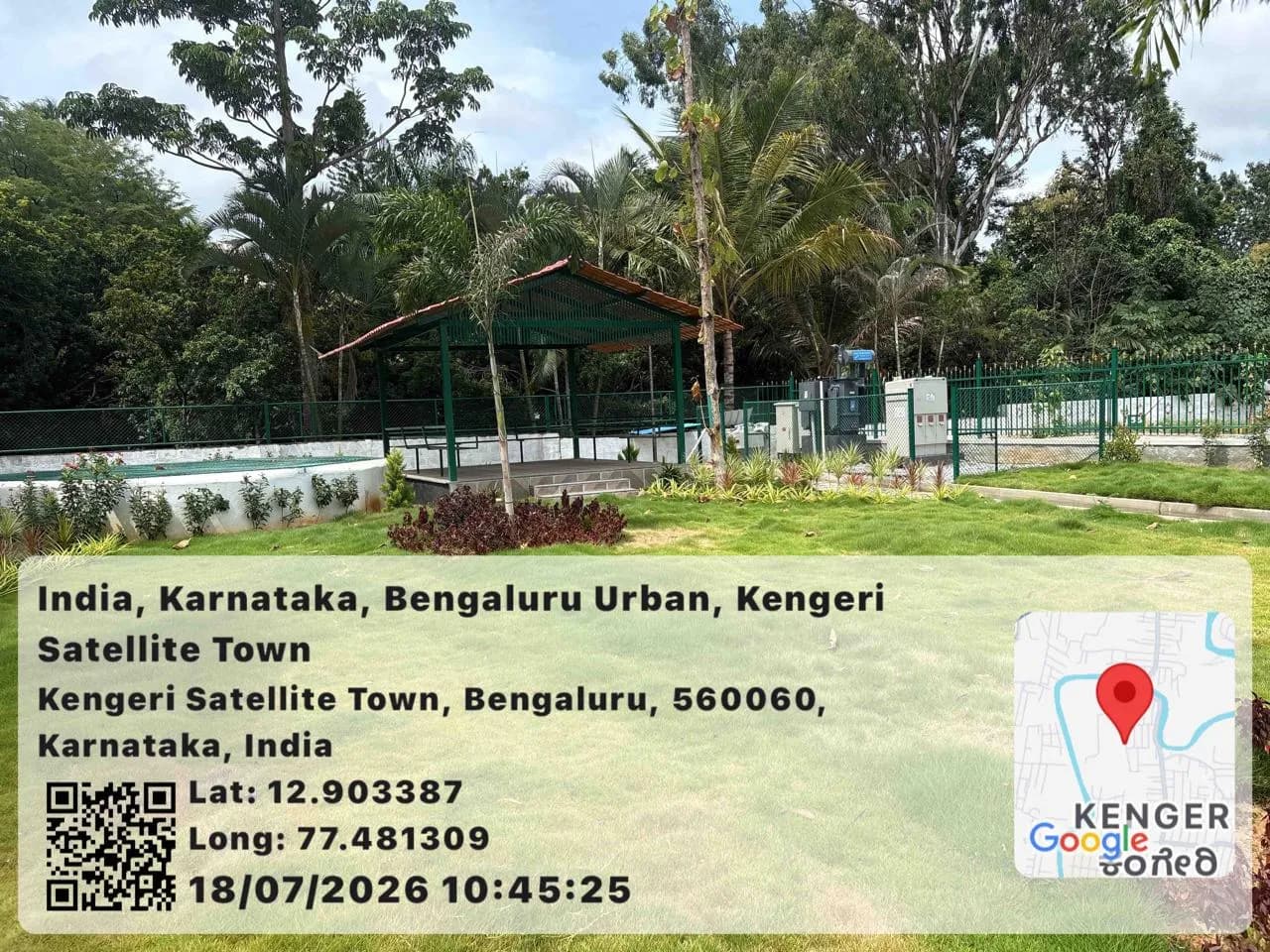 Sunshine Green: Site photo filed with Karnataka RERA
