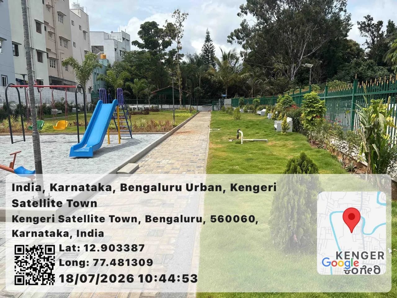Sunshine Green: Site photo filed with Karnataka RERA