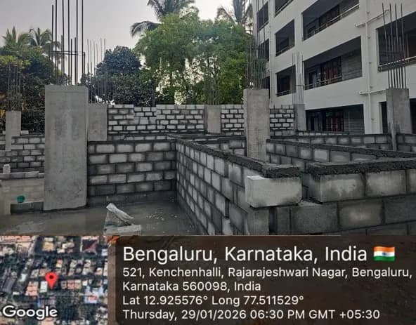 Sthanikam Nagabhushan Balaji Residency: Site photo filed with Karnataka RERA