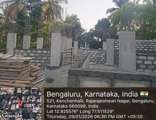 Sthanikam Nagabhushan Balaji Residency: Site photo filed with Karnataka RERA