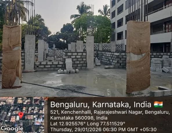 Sthanikam Nagabhushan Balaji Residency: Site photo filed with Karnataka RERA