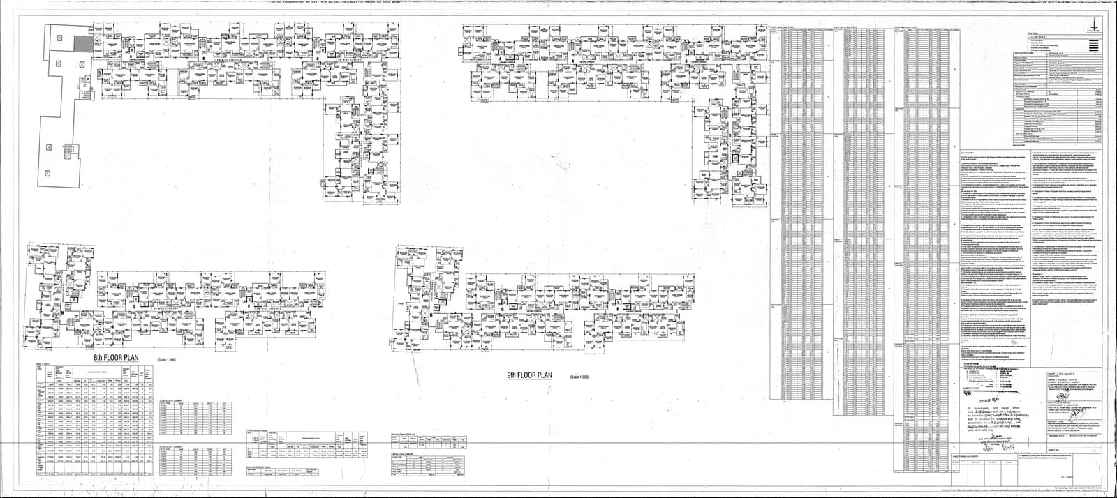 GRC Sapphire Spring: 7 8th and 9th floor Plan.pdf (filed with Karnataka RERA)