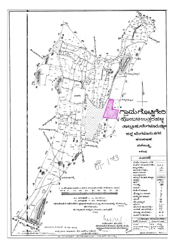 GRC Sapphire Spring: Village Map Demarcation.pdf (filed with Karnataka RERA)