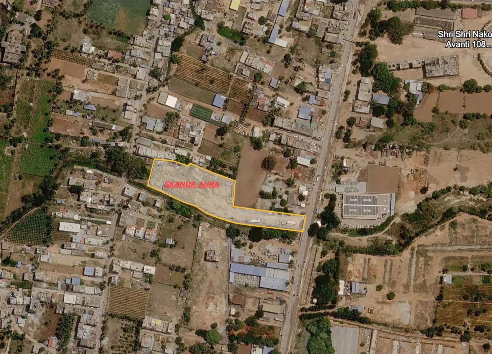 Skanda Aura: Location and Demarcation.png (filed with Karnataka RERA)