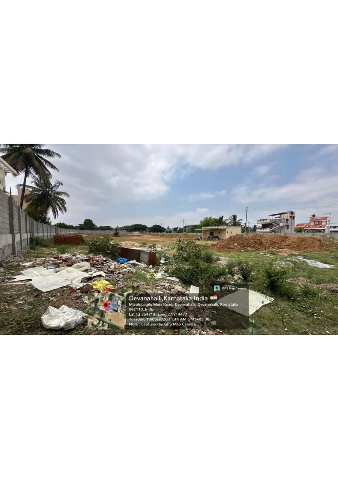 Skanda Aura: Site photo filed with Karnataka RERA
