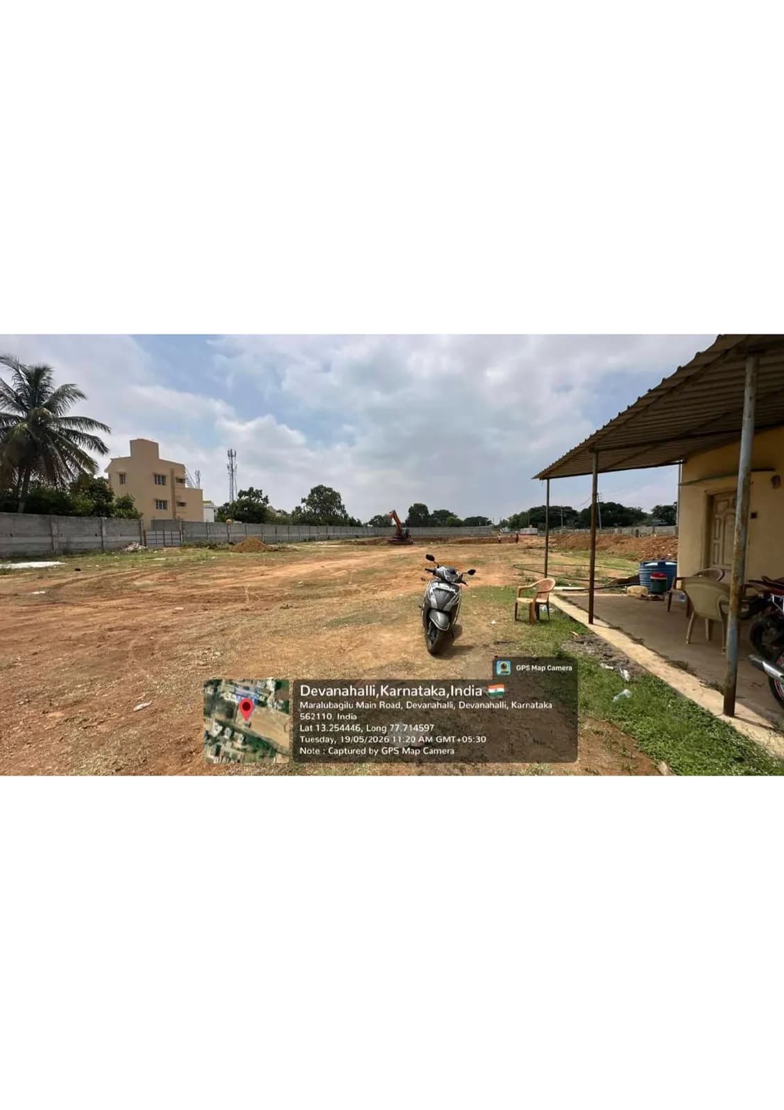 Skanda Aura: Site photo filed with Karnataka RERA