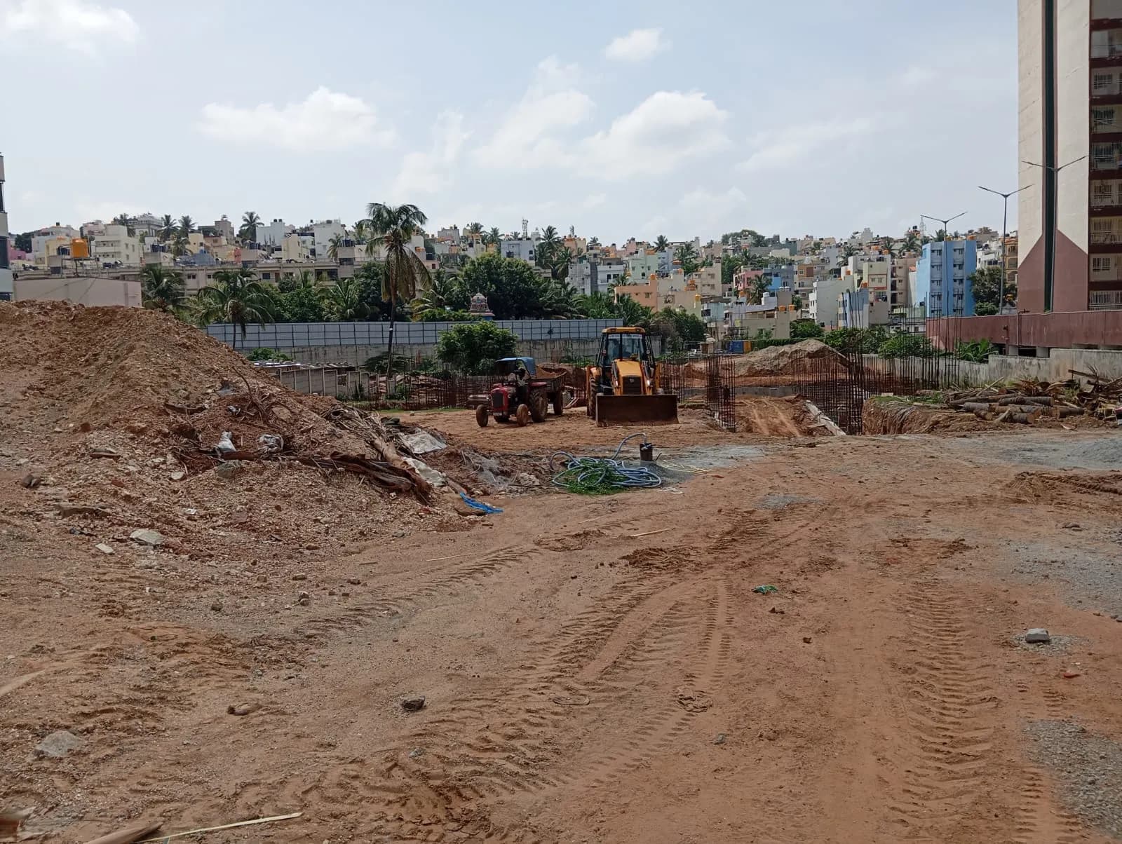 Vasundra SS Valley: Site photo filed with Karnataka RERA