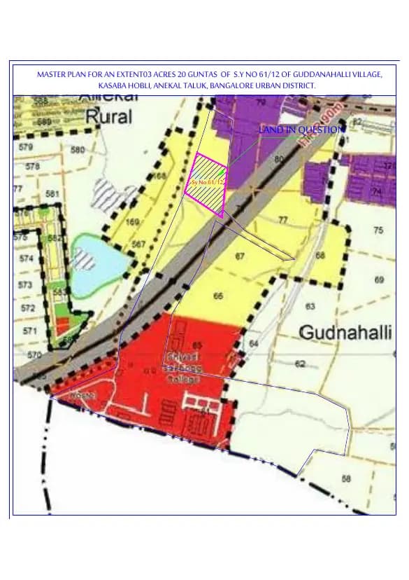 Guru Punvaanii Eka Phase-3: master plan demarcation eka (filed with Karnataka RERA)