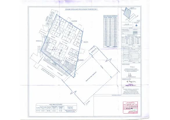 Guru Punvaanii Eka Phase-3: Approved Layout Plan/Demarcation Plan (filed with Karnataka RERA)