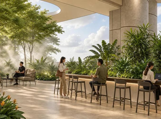 Arvind Sylva: Outdoor recreation and landscape walkways (artist’s impression)