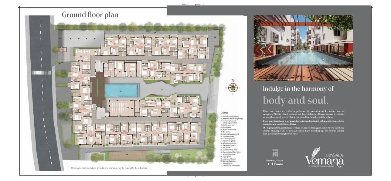 Hoysala Vemana: BROCHURE, page 4 (filed with Karnataka RERA)