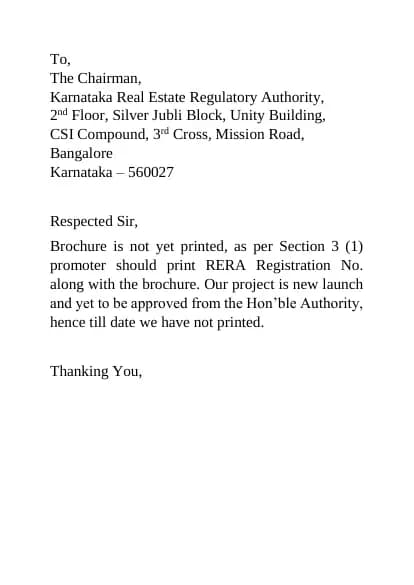 Hoysala Vemana: Brochure (filed with Karnataka RERA)