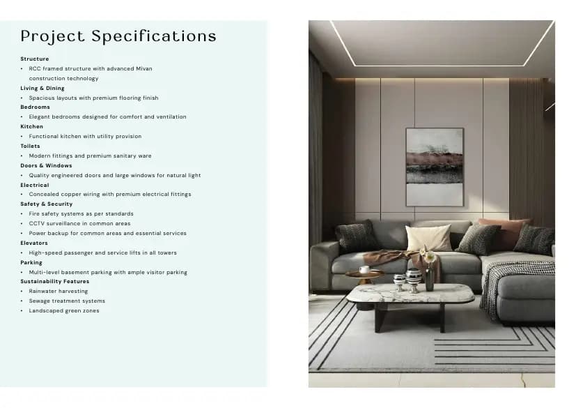 M5 Echelon: 18 Brochure, page 6 (filed with Karnataka RERA)