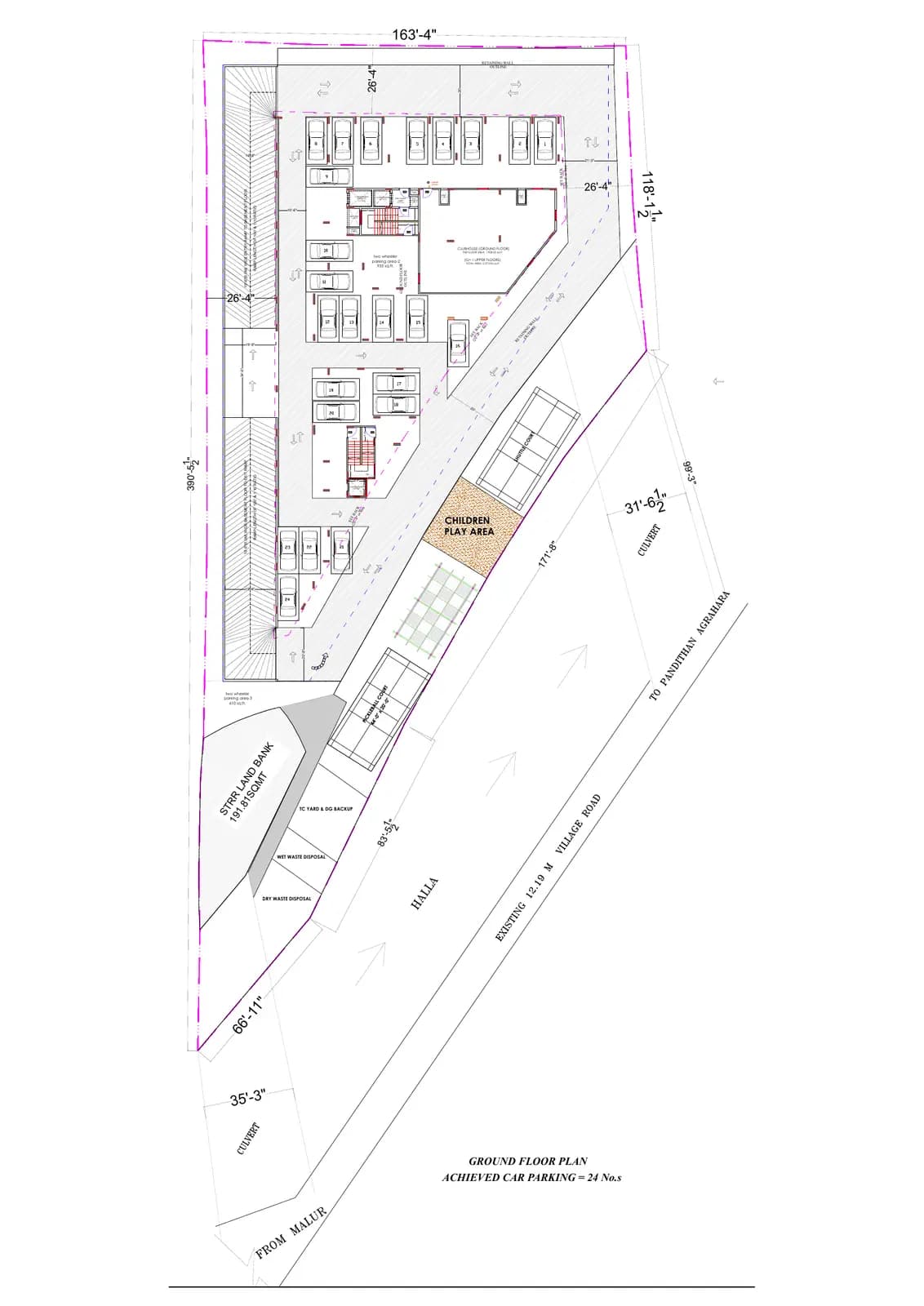 T G Aura: GROUND FLOOR PLAN.pdf (filed with Karnataka RERA)