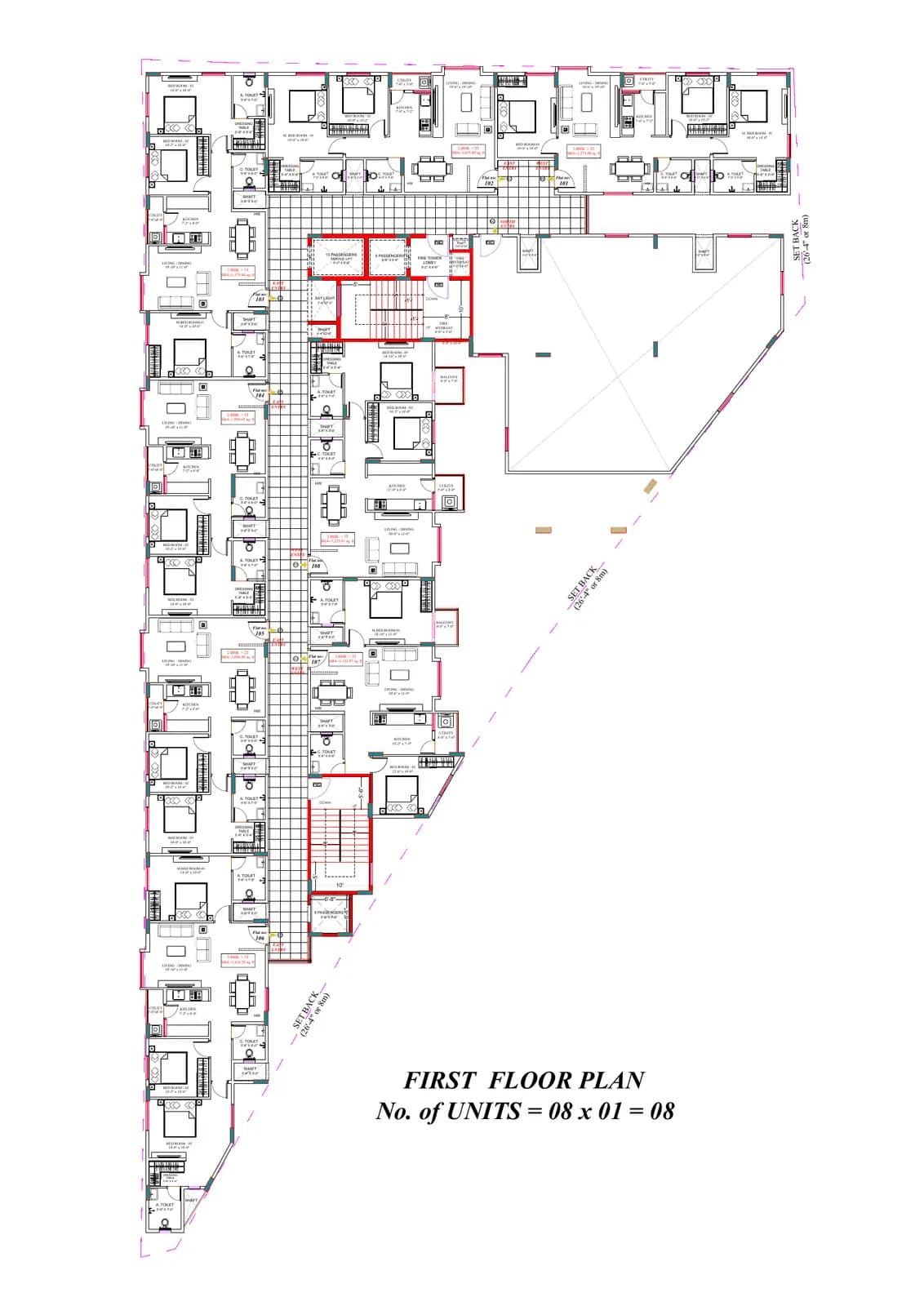 T G Aura: FIRST FLOOR PLAN.pdf (filed with Karnataka RERA)