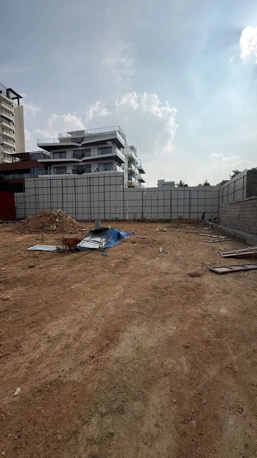 Belvoir: Site photo filed with Karnataka RERA