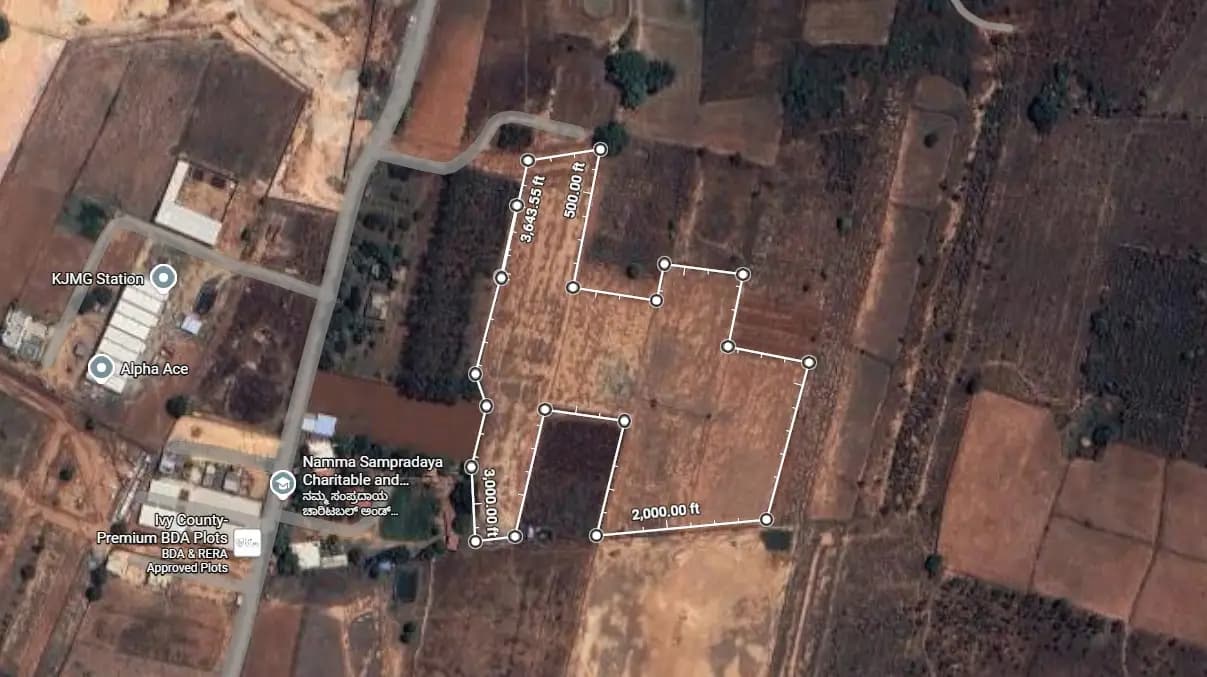 Harmony Homes: Location & Demarcation.jpeg (filed with Karnataka RERA)
