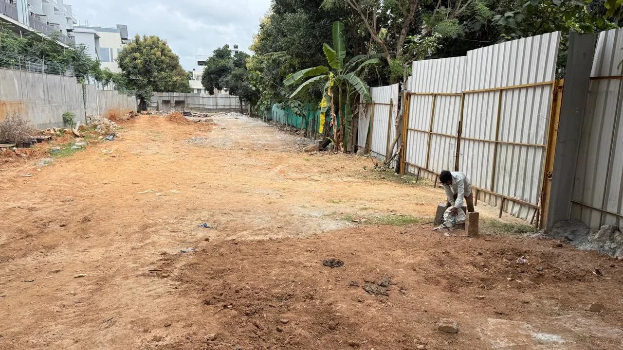 Anand Somu Aspire: Site photo filed with Karnataka RERA