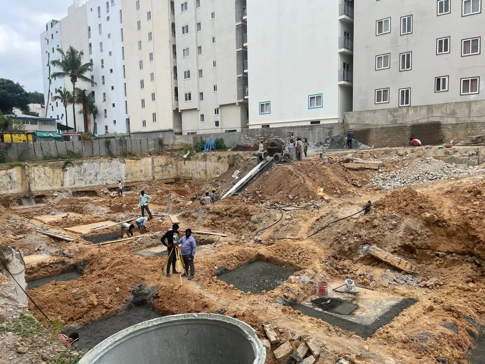 Ample White: Site photo filed with Karnataka RERA