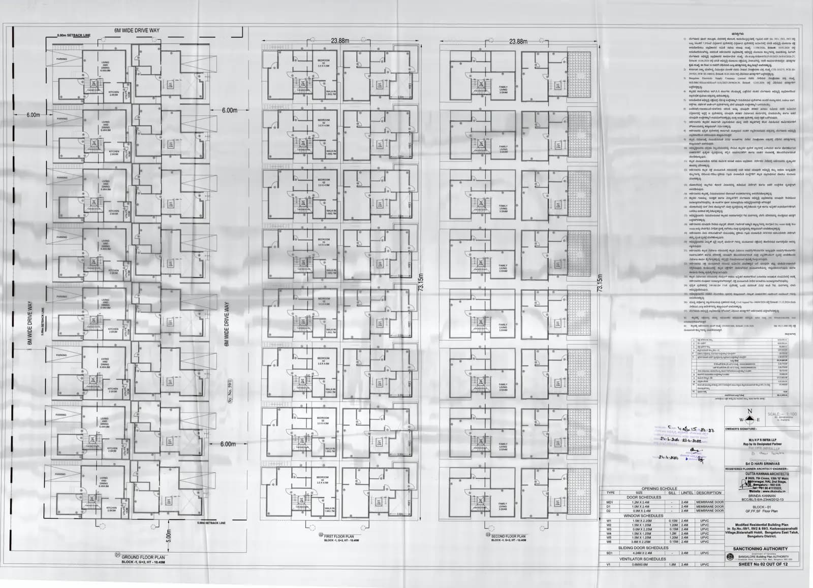 HPR Shades Of Green: Building plan 2.pdf (filed with Karnataka RERA)
