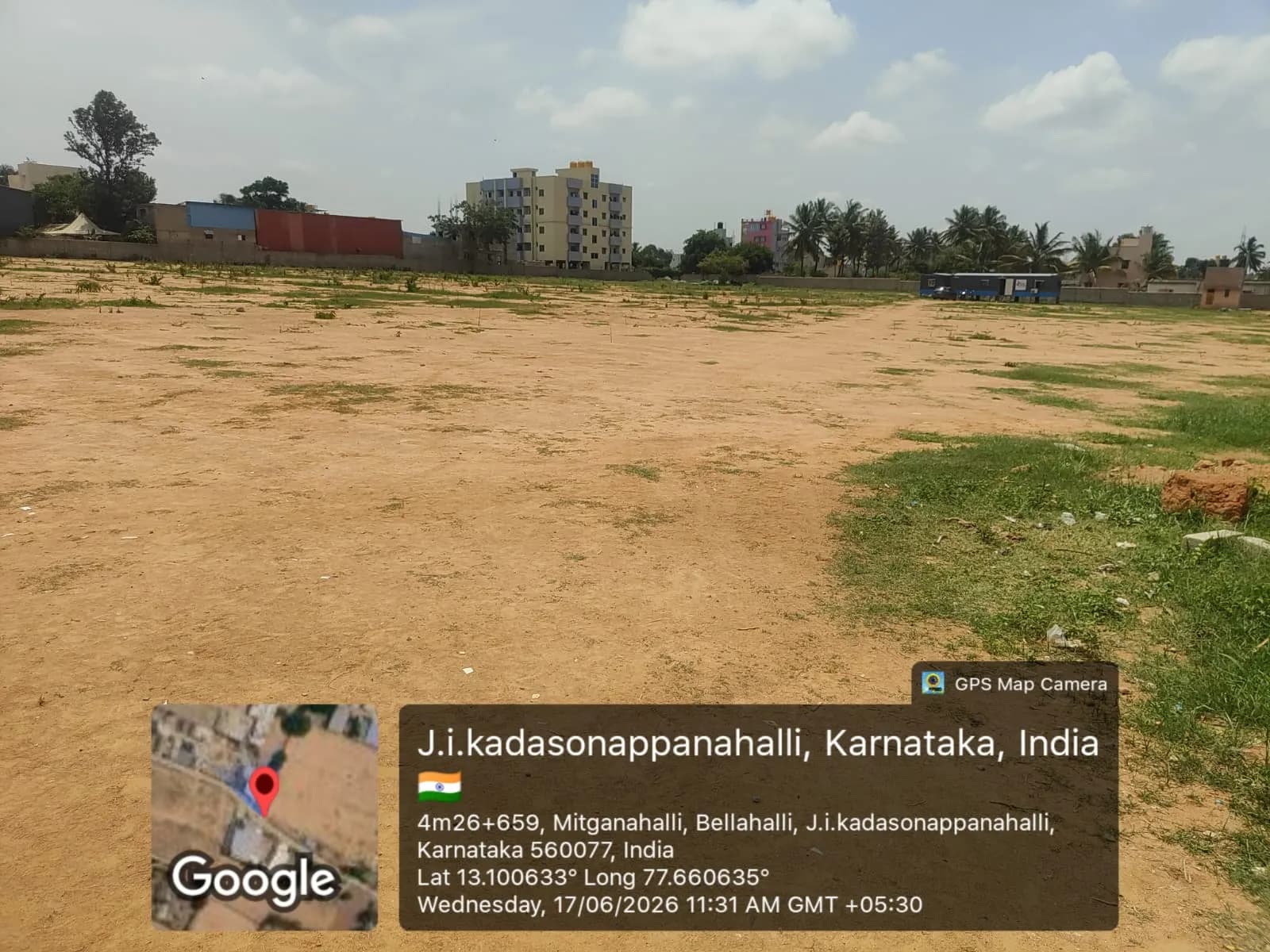HPR Shades Of Green: Site photo filed with Karnataka RERA