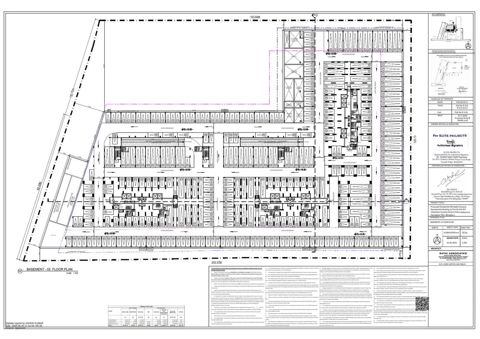 Assetz KVN Niwa & Neo: 2 Basement 2 Floor Plan.pdf (filed with Karnataka RERA)