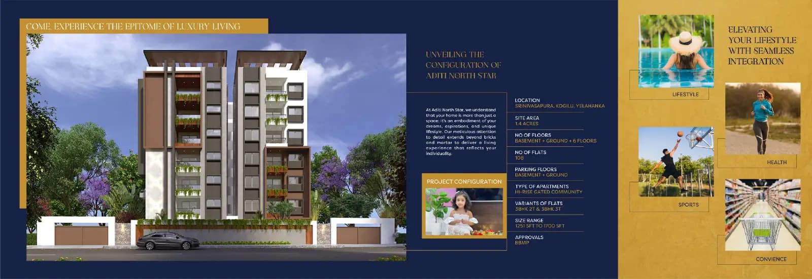 Aditi North Star: Brochure, page 4 (filed with Karnataka RERA)