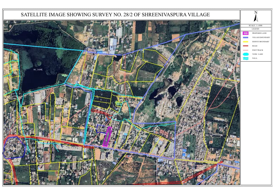 Aditi North Star: Demarcation of Google Location MAP.pdf (filed with Karnataka RERA)