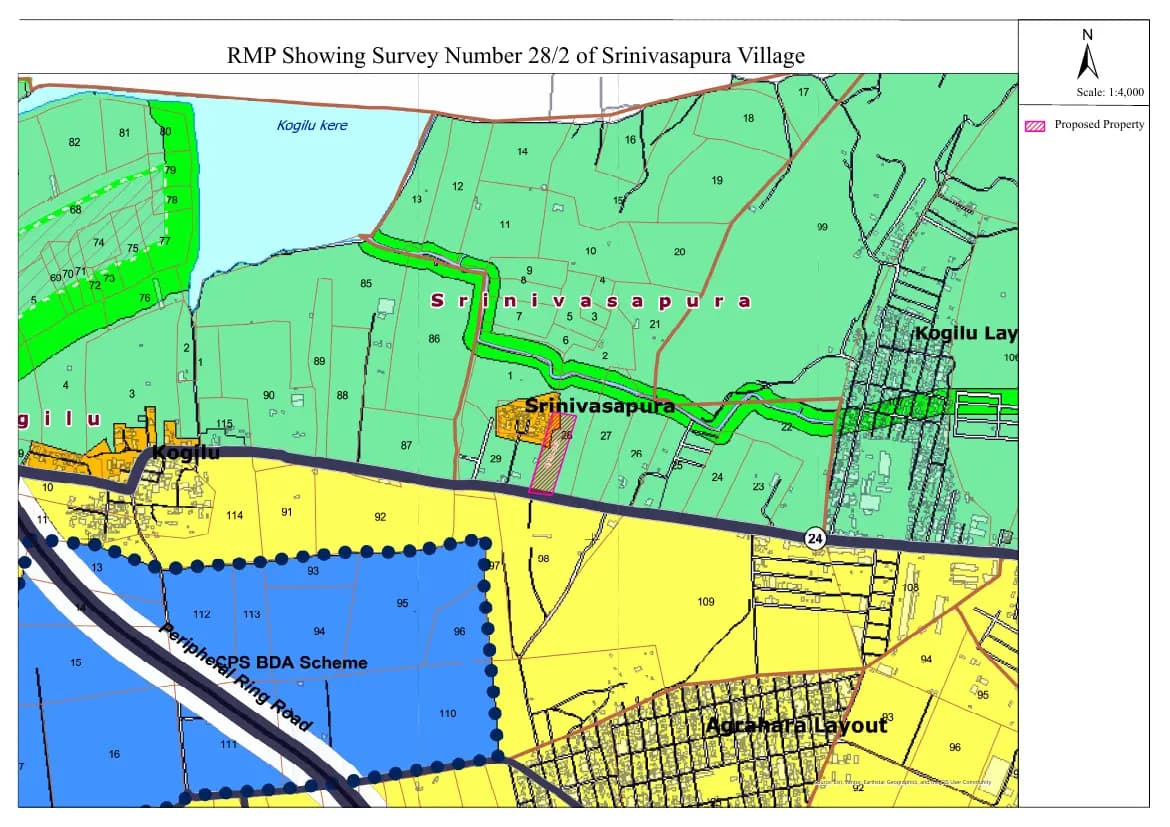 Aditi North Star: Demarcation of CDP PLAN.pdf (filed with Karnataka RERA)