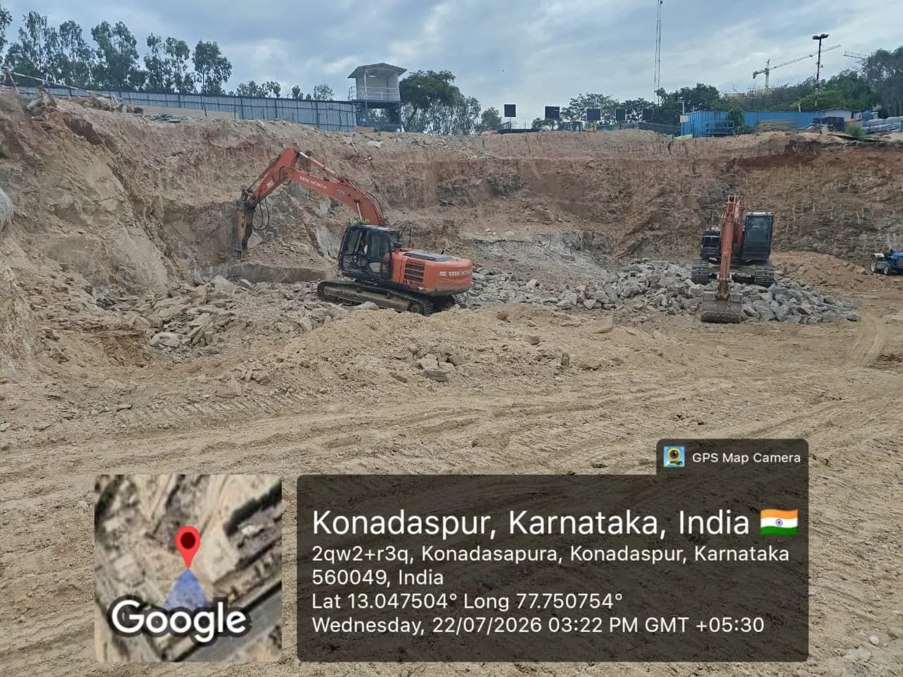Boulevard at Godrej Woodscapes: Site photo filed with Karnataka RERA