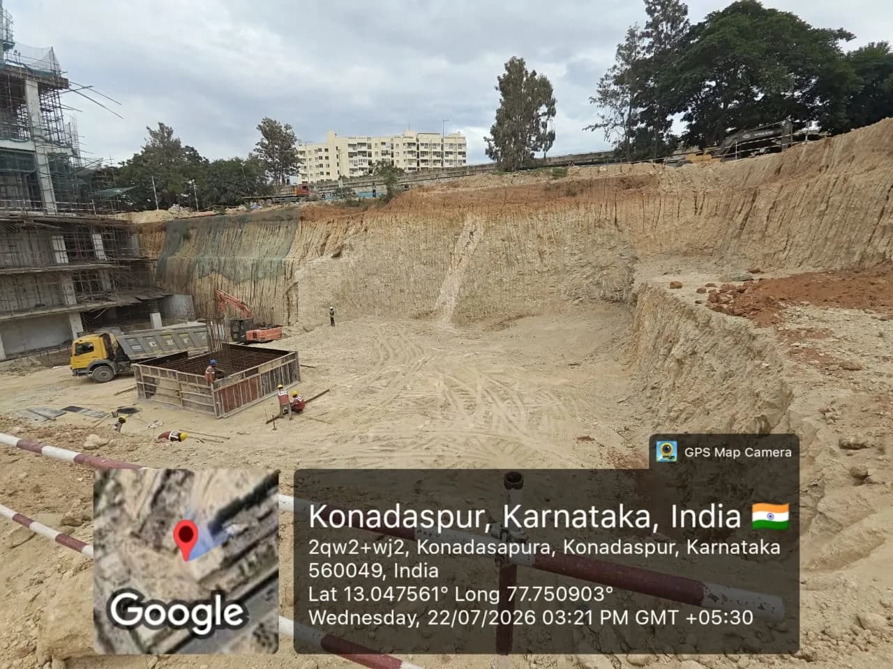 Boulevard at Godrej Woodscapes: Site photo filed with Karnataka RERA