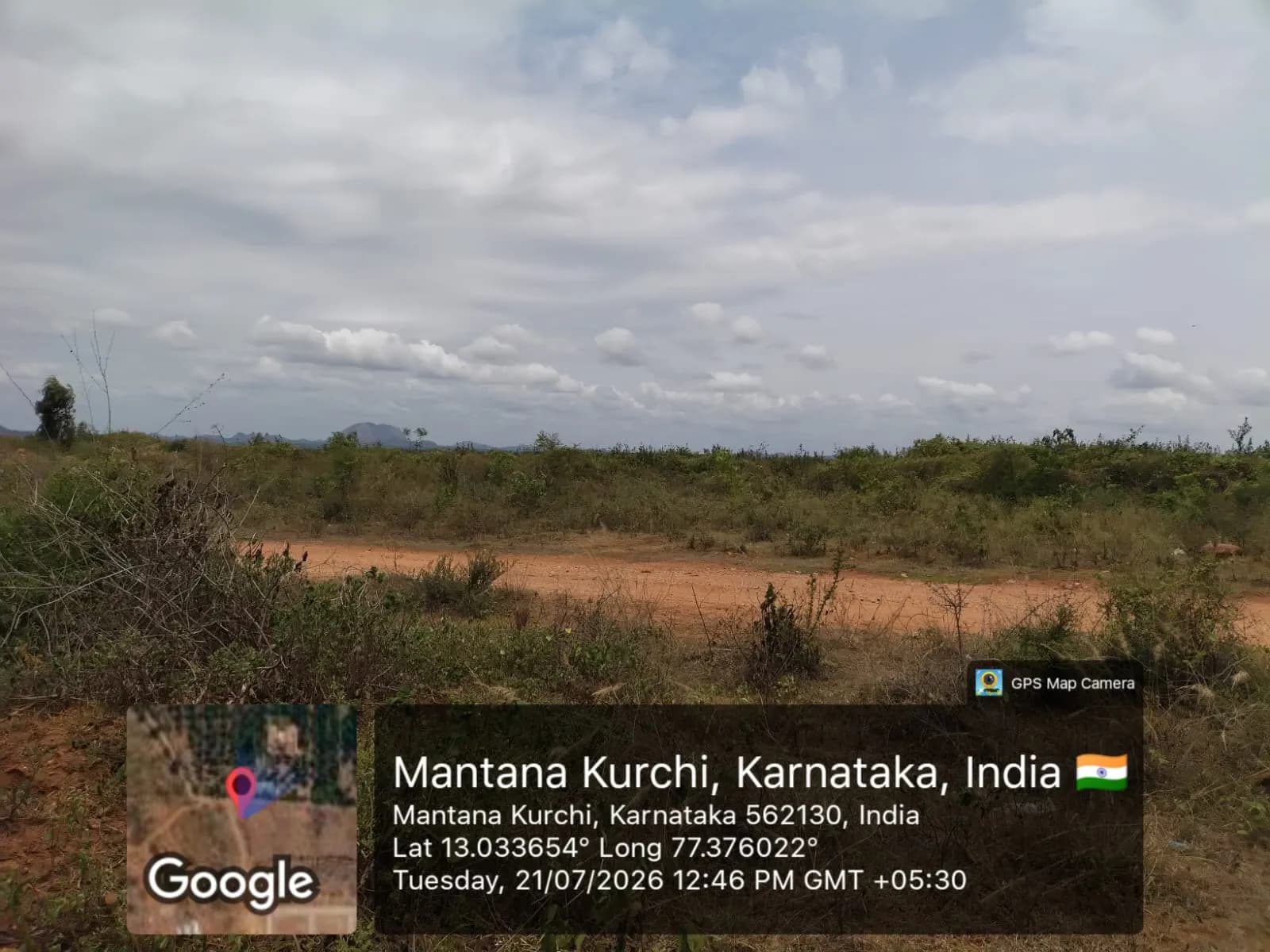 Apollo Address: Site photo filed with Karnataka RERA