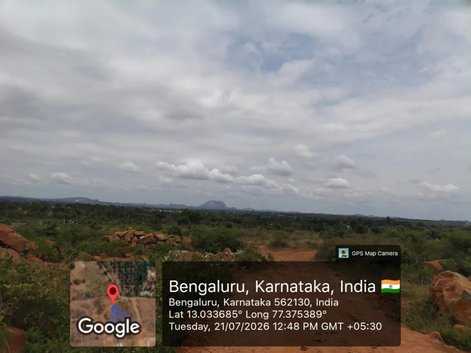 Apollo Address: Site photo filed with Karnataka RERA