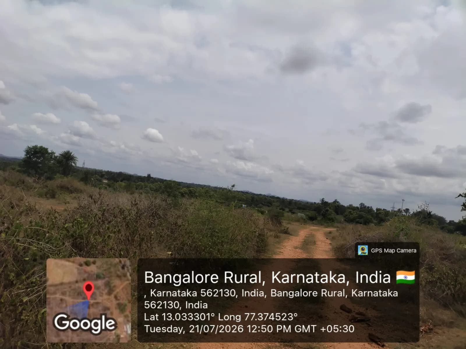 Apollo Address: Site photo filed with Karnataka RERA