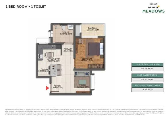 Azalea at Brigade Meadows: Brochure, page 2 (filed with Karnataka RERA)