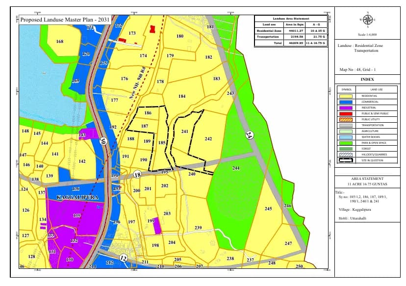 Aarohana Alterra: CDP Map Demarcation.pdf (filed with Karnataka RERA)
