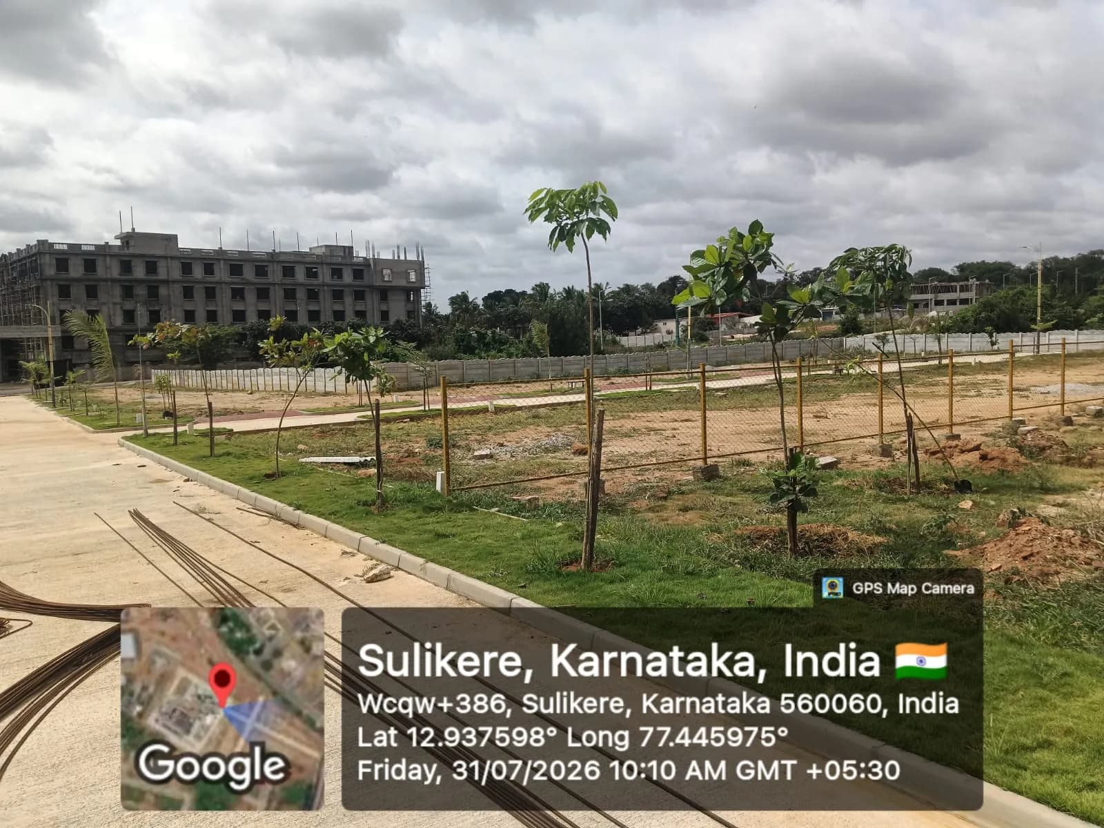 DMR Legacy: Site photo filed with Karnataka RERA